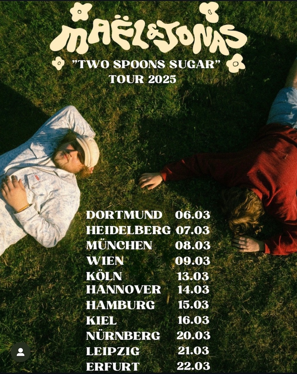 "Two Spoon Sugar" - Tour 2025, München